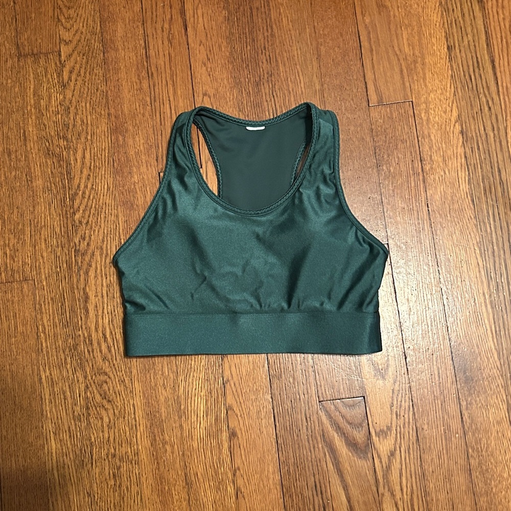 Fabletics Green Sports Bra